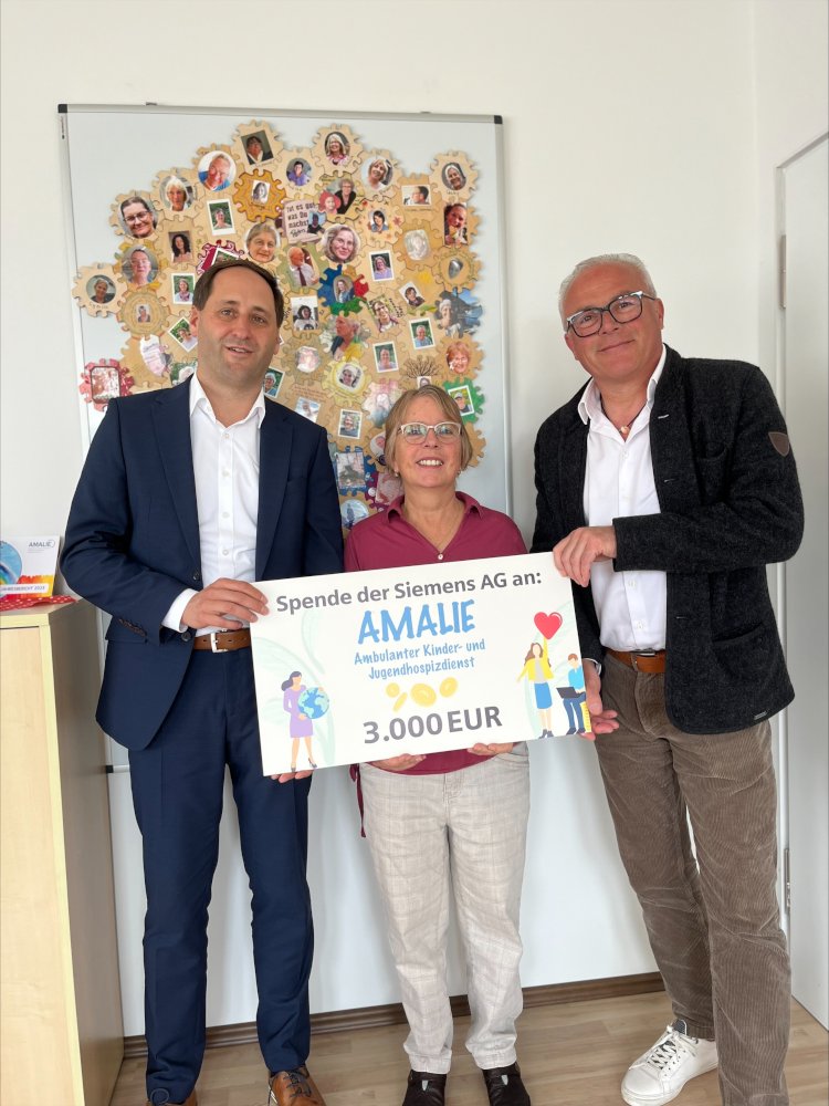 Siemens spendet für Kinder- und Jugendhospizdienst Weingarten