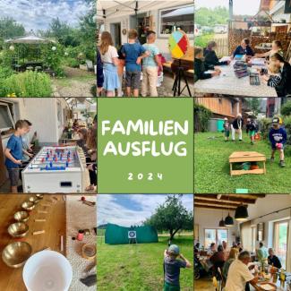 Familienausflug 2024. Collage: AMALIE.